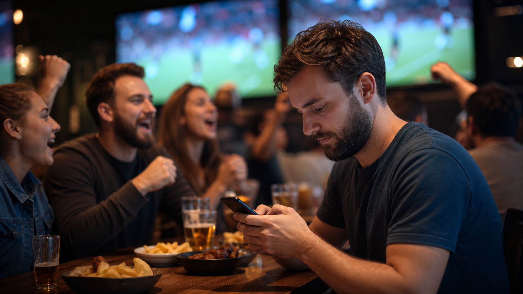 Illustrated story preview for He Said He Was Bad at Texting, Then Live-Commented an Entire Sports Game