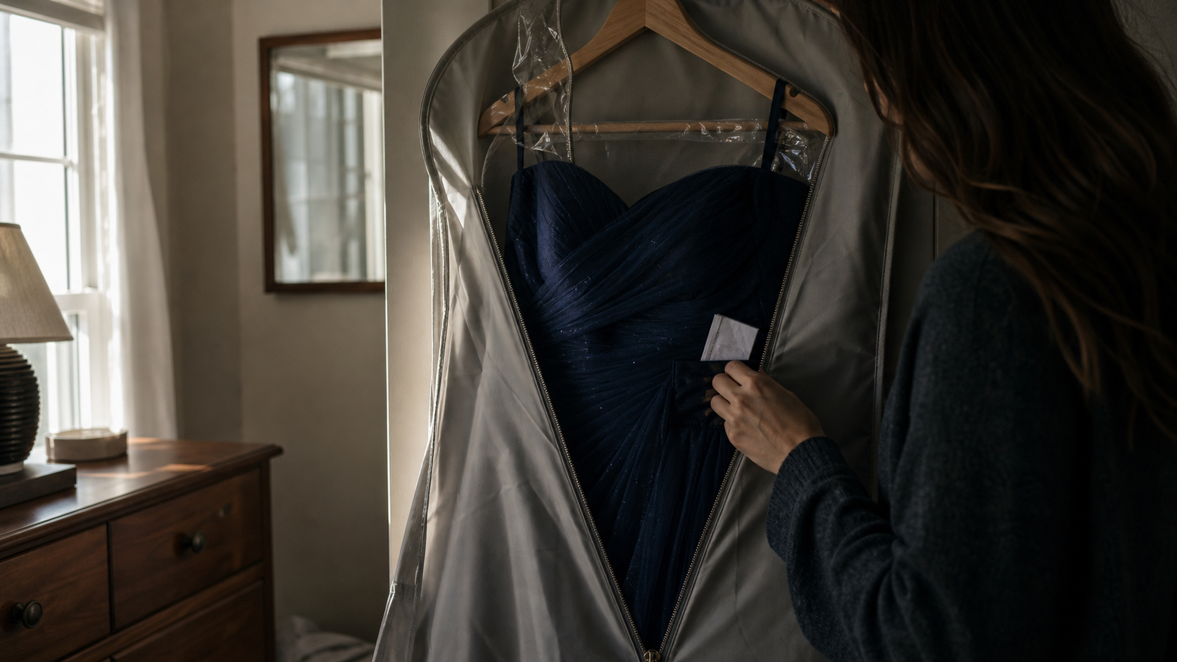 Illustrated story preview for My Cousin Borrowed My Dress and Returned It With a Secret