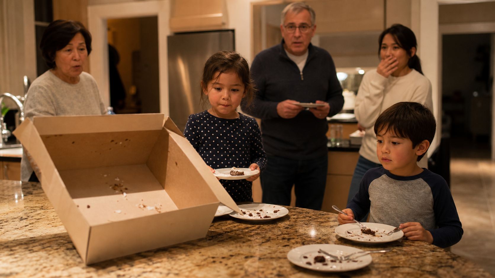 Illustrated story preview for My Cousin Said Nobody Needed A Dessert Plan Until Her Kids Took The Bakery Box Home