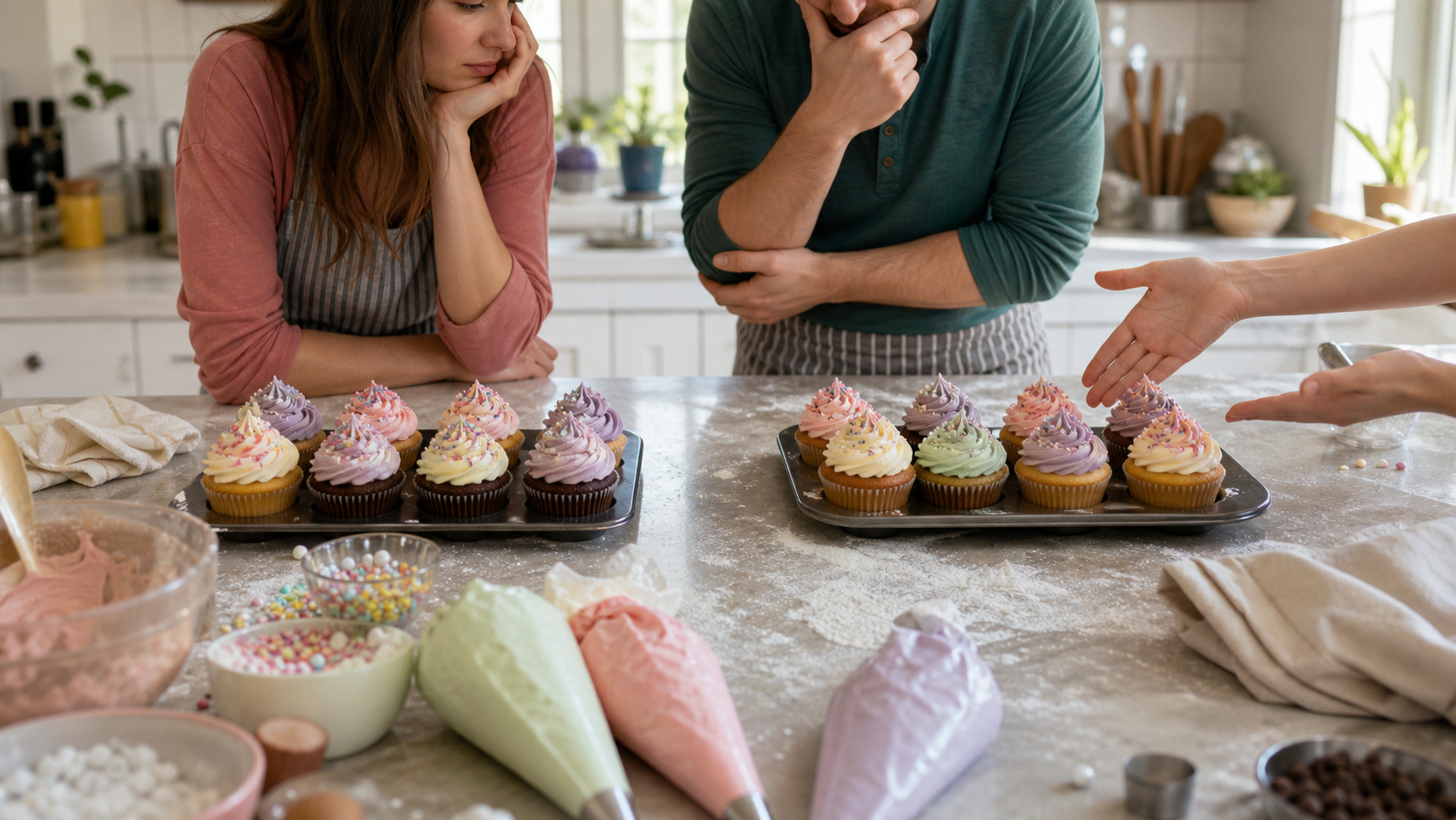 Illustrated story preview for The Cupcake Decorating Reel Exposed Who Gets Called Creative for Copying