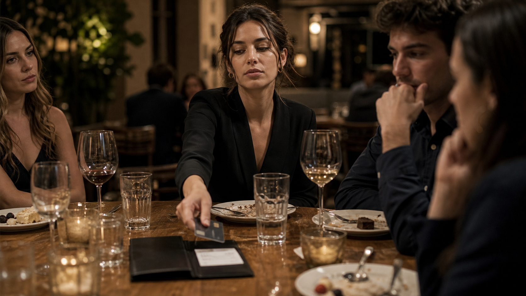 Illustrated story preview for The Dinner Bill Exposed Who Thought Kindness Was Weakness