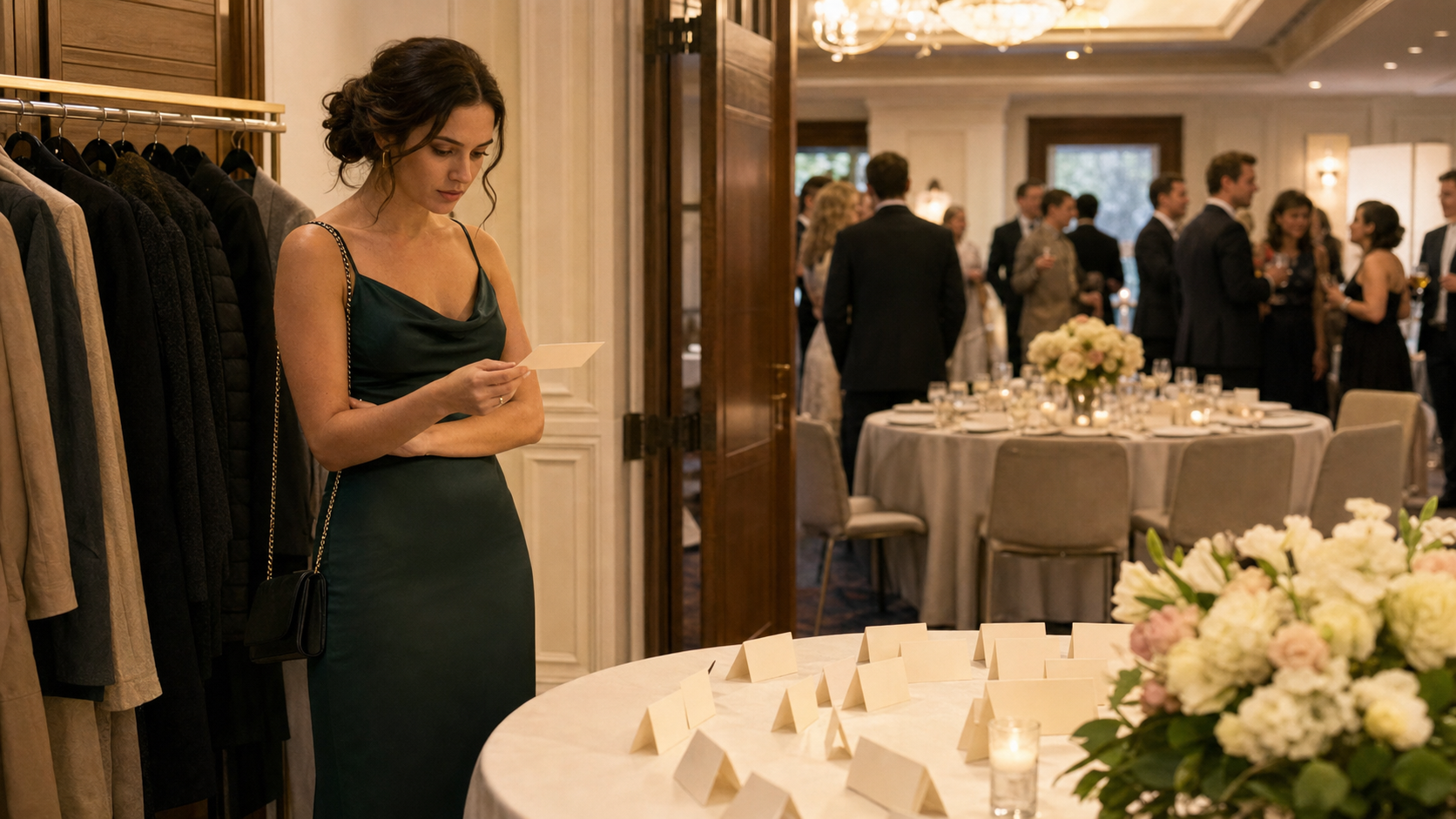 Illustrated story preview for The Engagement Party Seating Chart Told Me Where I Stood