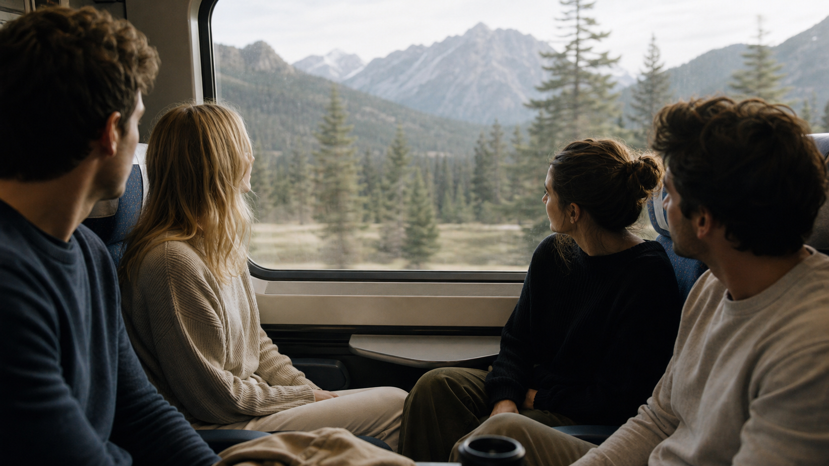 Illustrated story preview for My Friend Said Window Seats Were Not That Deep Until The Train Ride Became Scenic