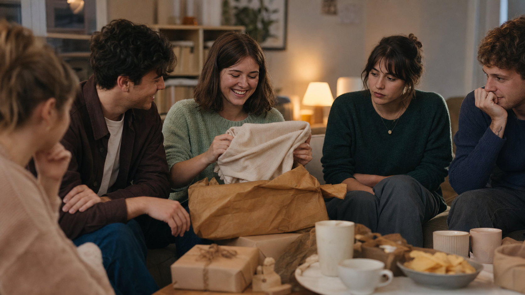 Illustrated story preview for He Said Gifts Made Him Uncomfortable Until His Friends Were Watching