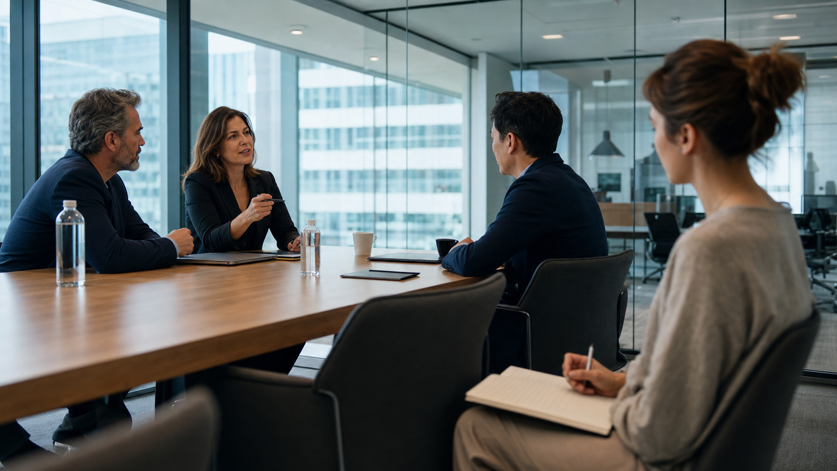 Illustrated story preview for The Intern Was Taking Notes While the Executives Called It a Casual Chat