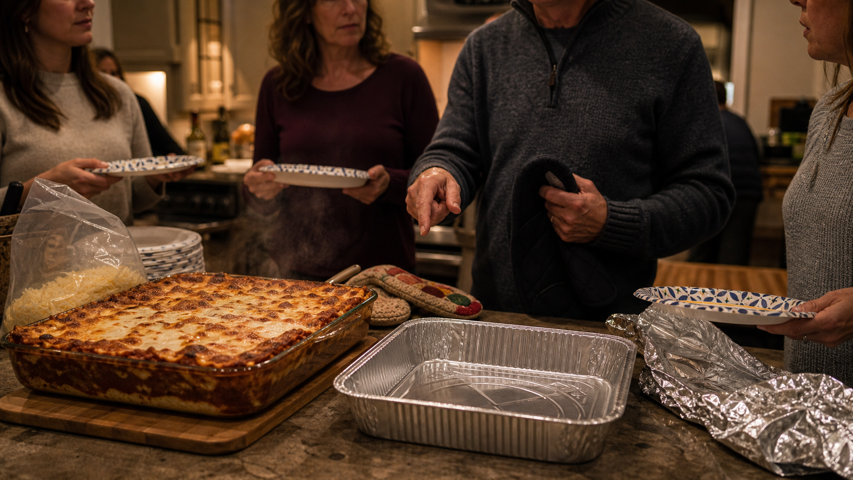 Illustrated story preview for The Lasagna Reel Exposed the Foil Pan Politics