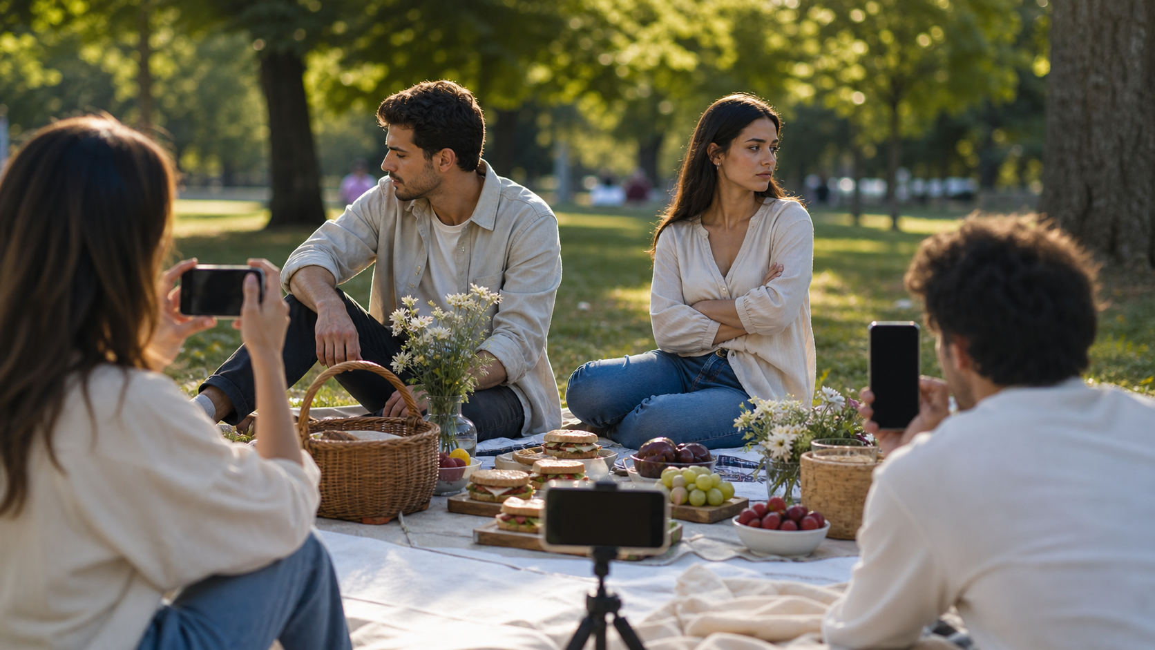 Illustrated story preview for The Picnic Reel Made Everyone Argue About Who Plans Romance