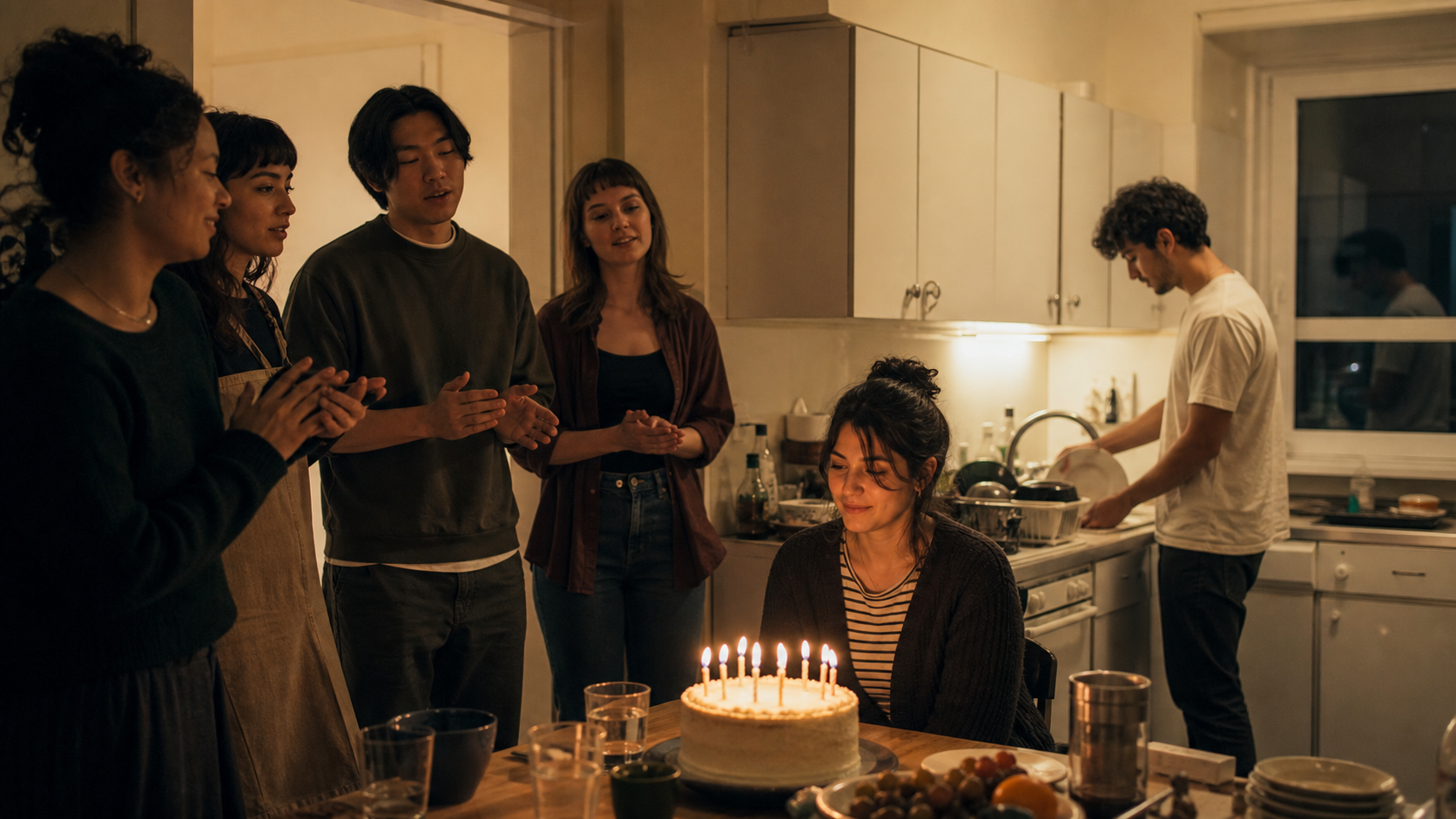 Illustrated story preview for The Birthday Song Had a Plot Twist at the Sink