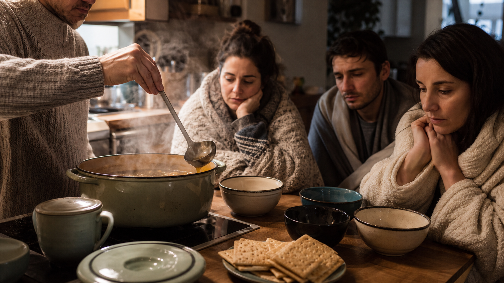 Illustrated story preview for The Soup Video Became a Debate About Who Gets the First Bowl When Everyone Is Sick