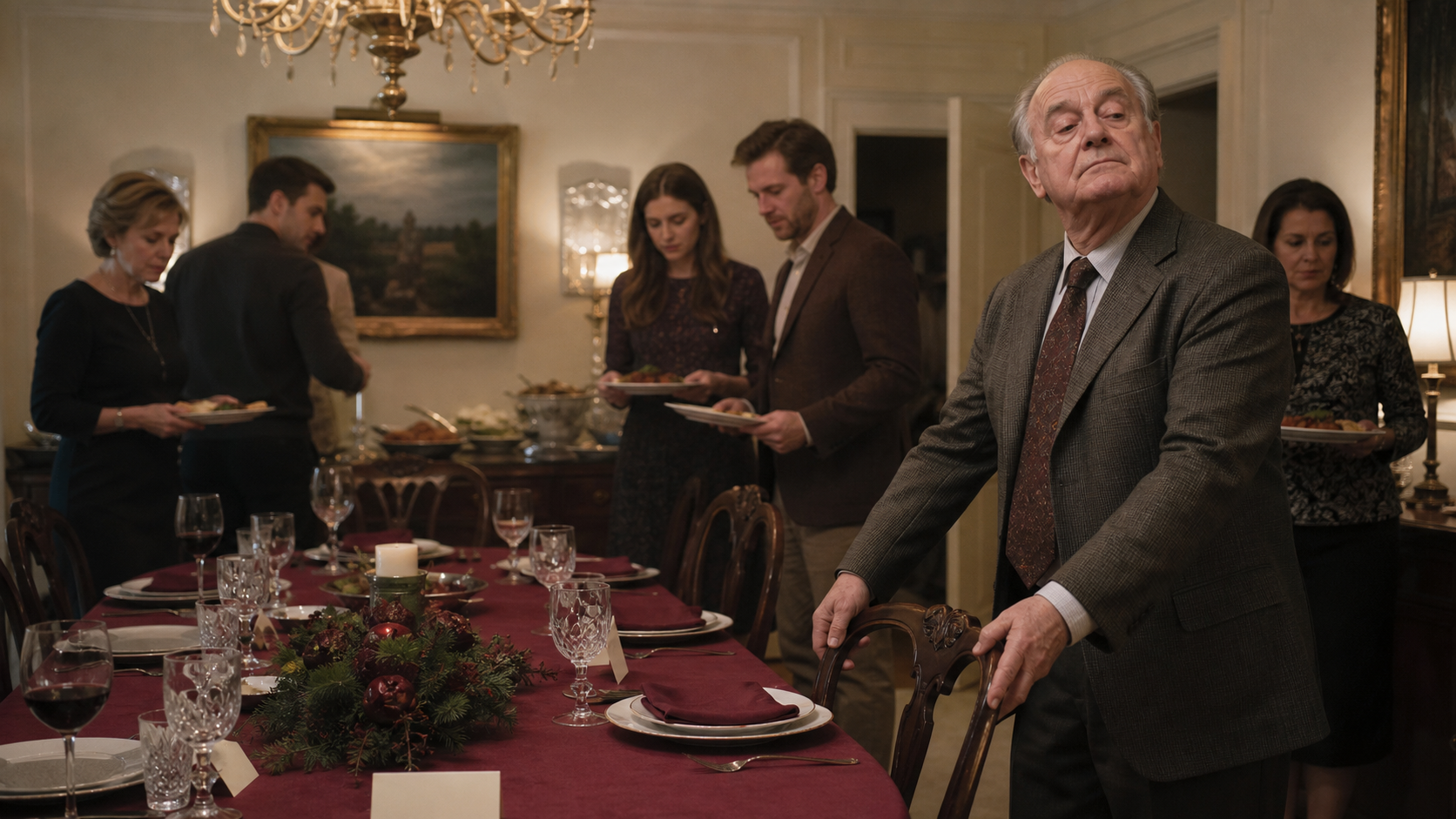 Illustrated story preview for My Uncle Mocked Place Cards, Then Switched Seats When He Saw His