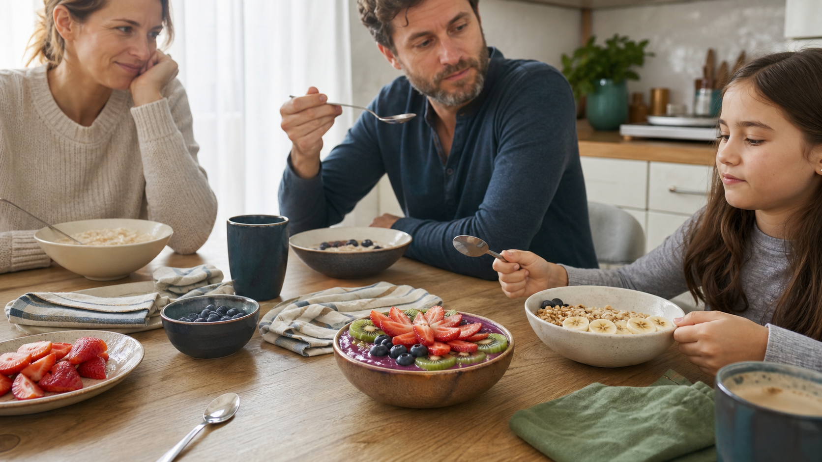 Illustrated story preview for Who Gets the Pretty Breakfast?